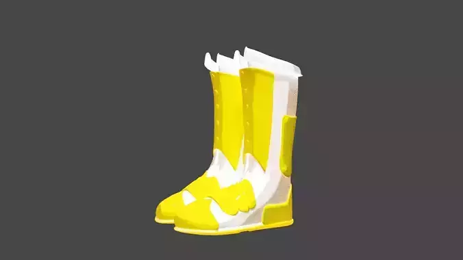 botte pair of boots Free 3D model