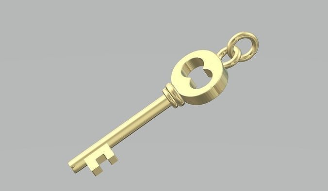 LV key Pendant 3D print model