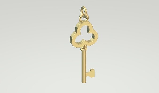 LV key Pendant 3D print model