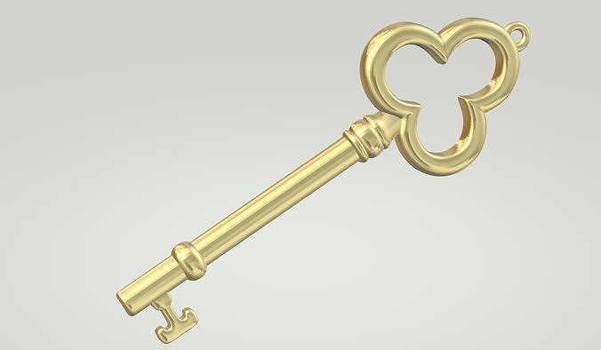 LV Key Pendant 3D print model