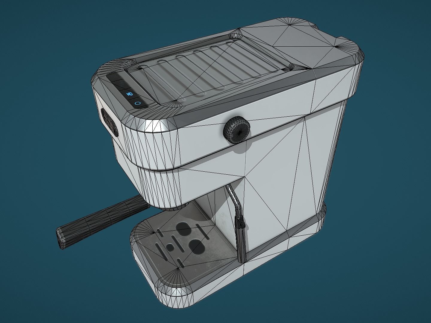 Coffee Machine - Sultan free VR / AR / low-poly 3D model rigged | CGTrader