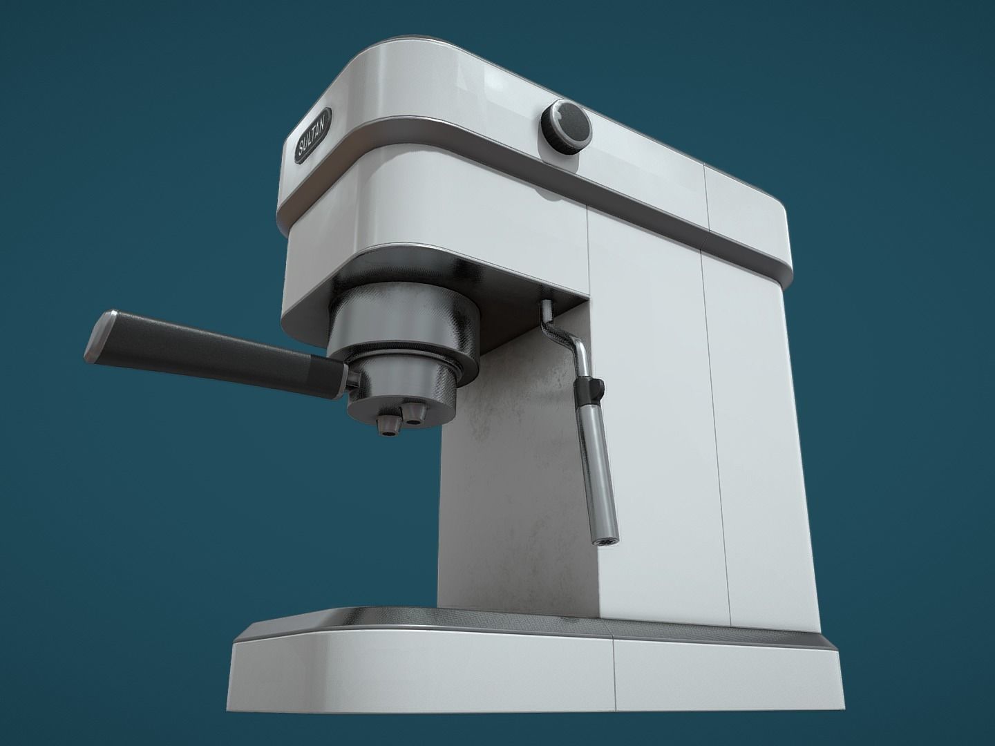 Coffee Machine - Sultan free VR / AR / low-poly 3D model rigged | CGTrader