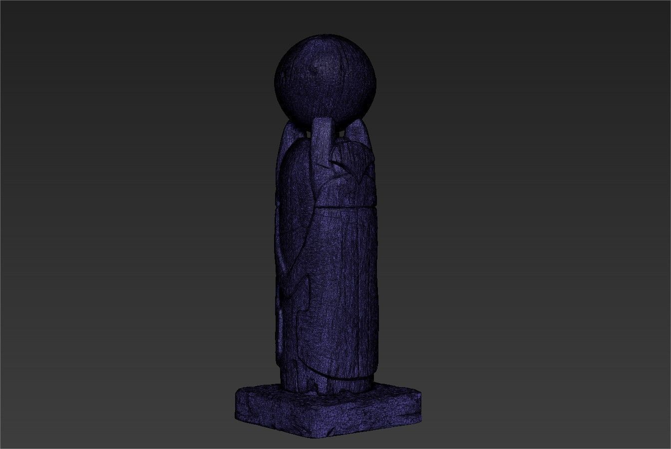 Egyptian Scarab wood sculpt 3D print model_10
