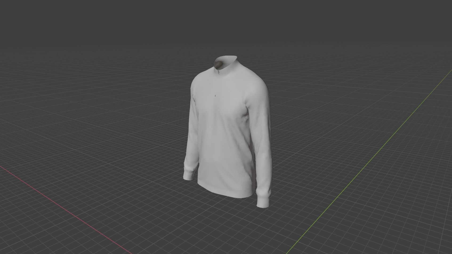 Military T-shirt Low-poly 3D model_8