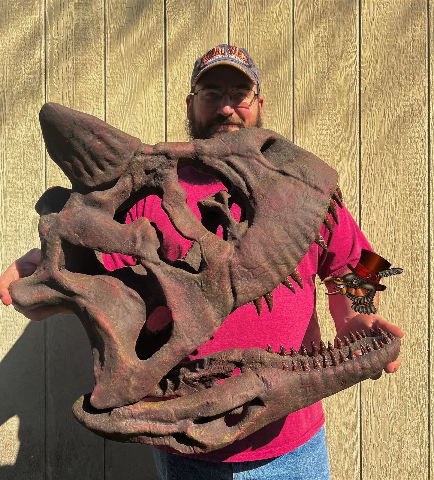 Carnotaurus Skull 3D Print Nodel 3D print model_1