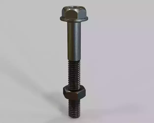 M5 Hex Bolt and Nut 3D print model