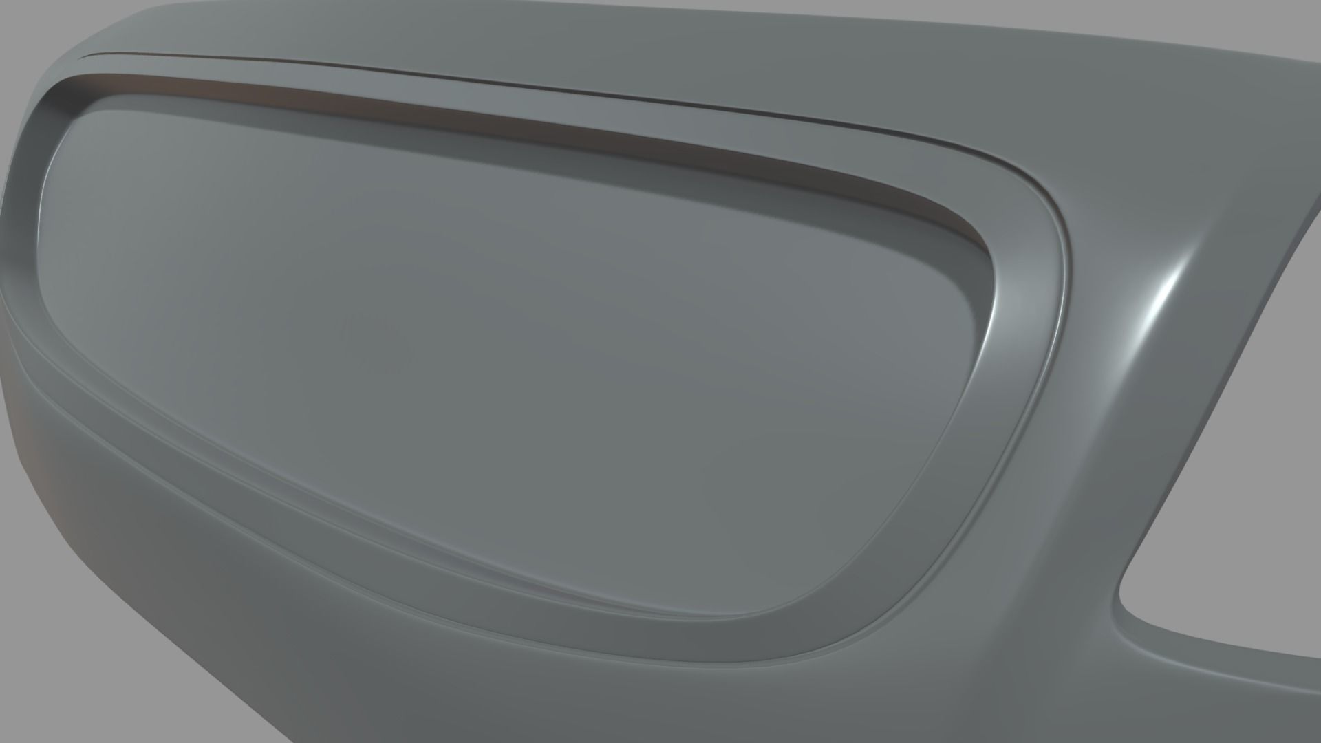 Front Bumper Audi TT Low-poly 3D model_6