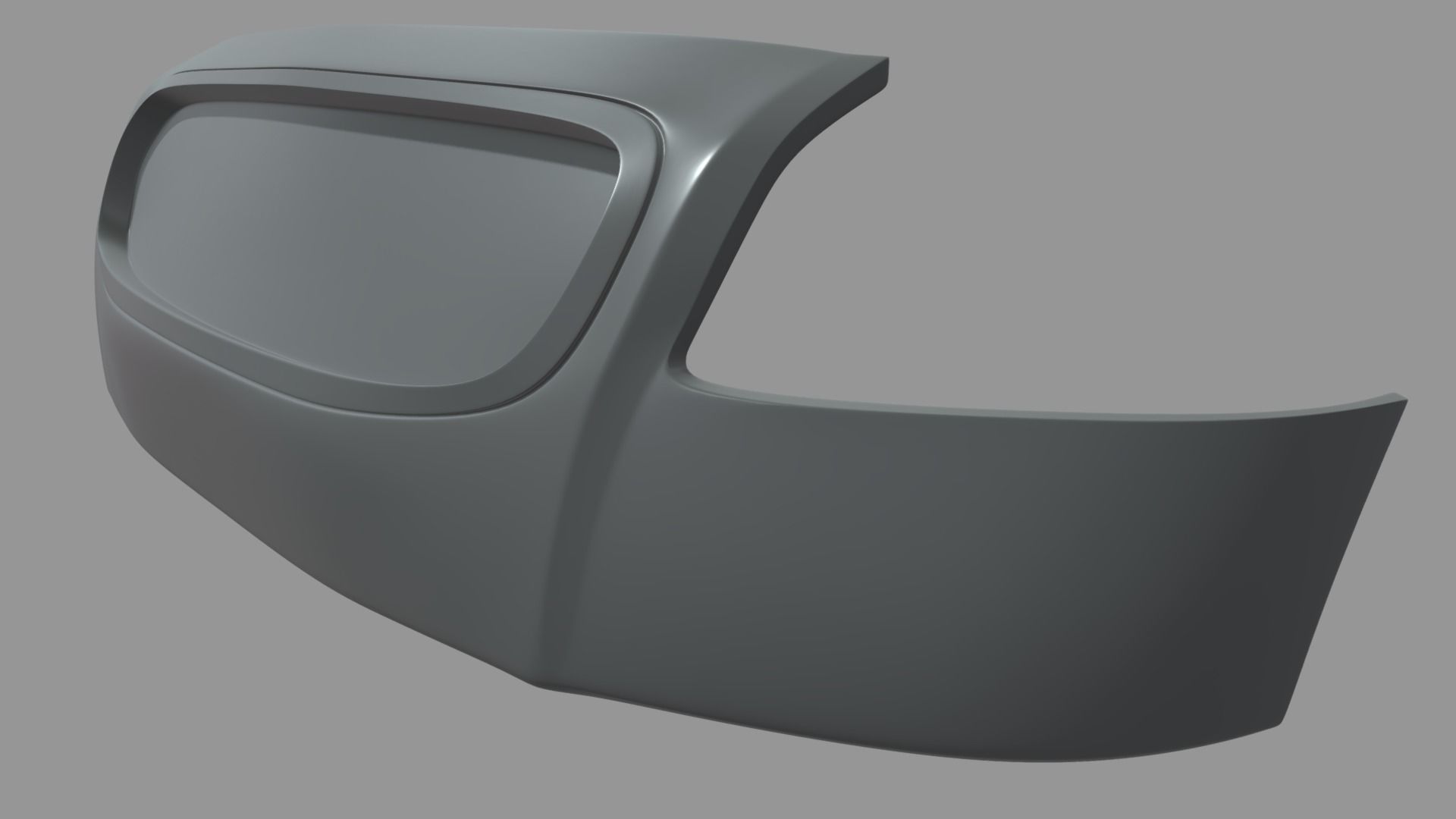 Front Bumper Audi TT Low-poly 3D model_5