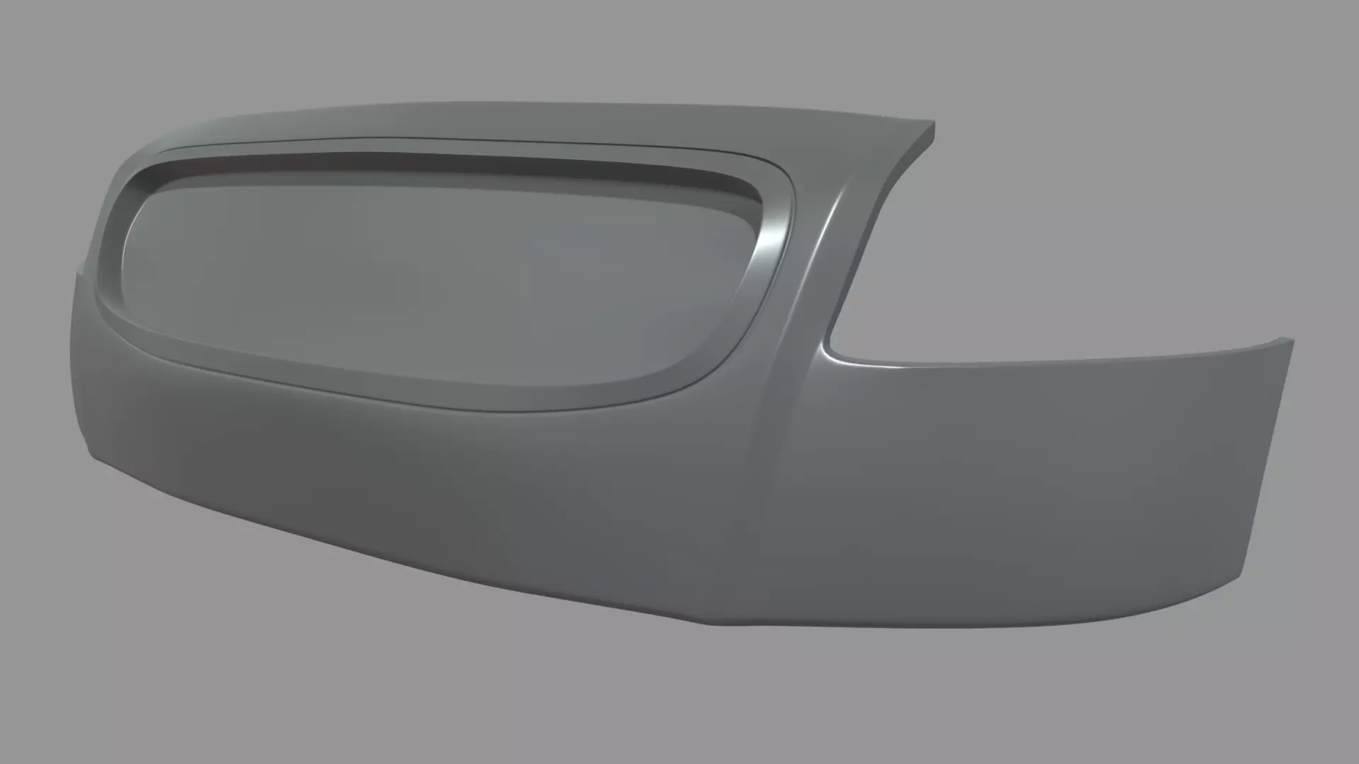 Front Bumper Audi TT Low-poly 3D model_0