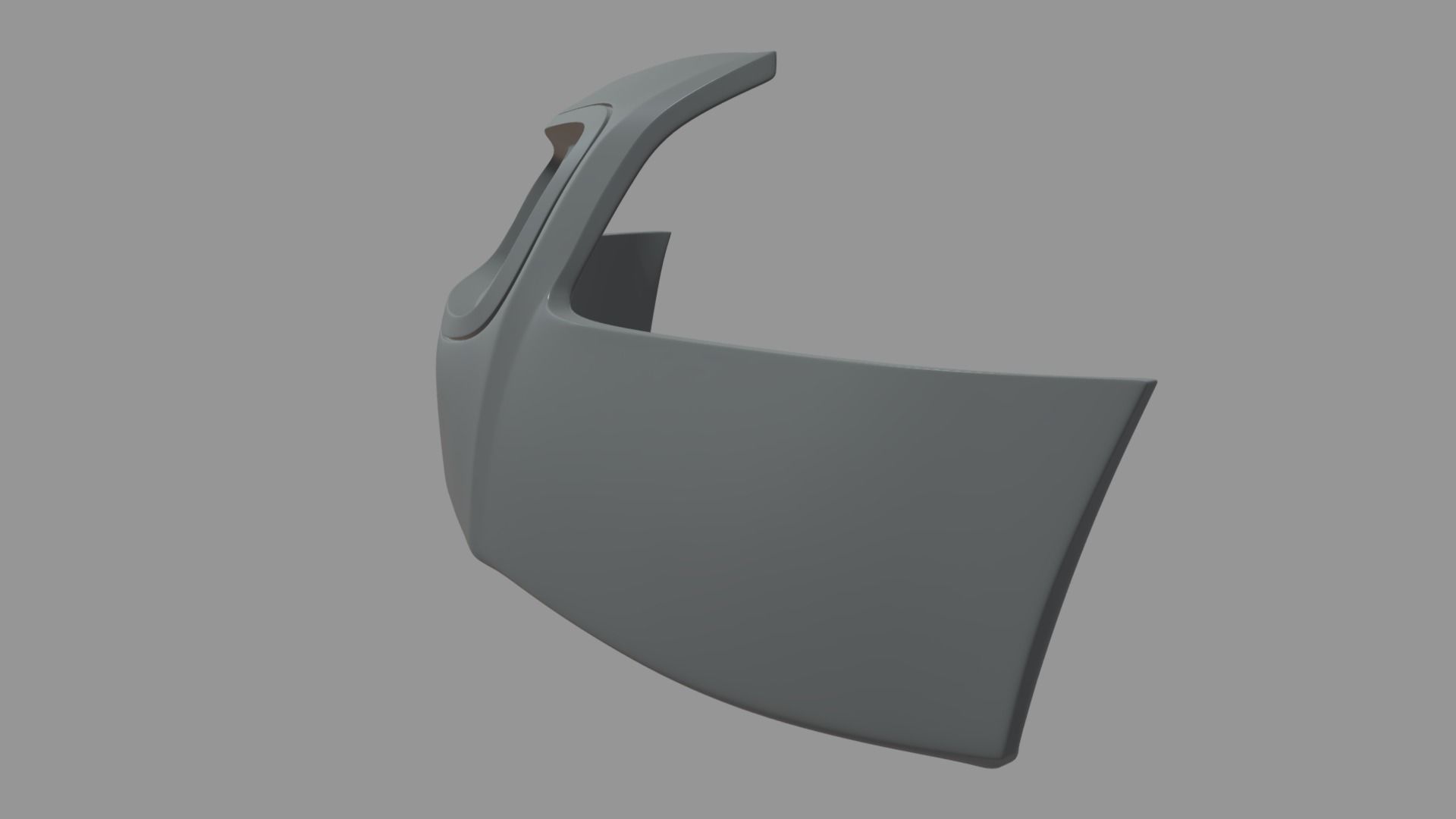 Front Bumper Audi TT Low-poly 3D model_1