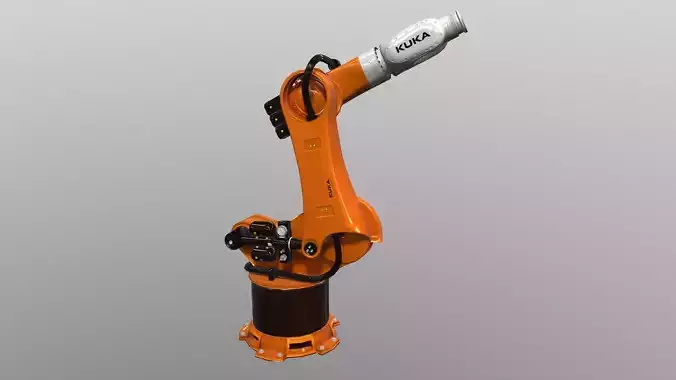 Robot Kuka Low poly 3D model Low-poly 3D model Robot Kuka Low poly 3D model Low-poly 3D model