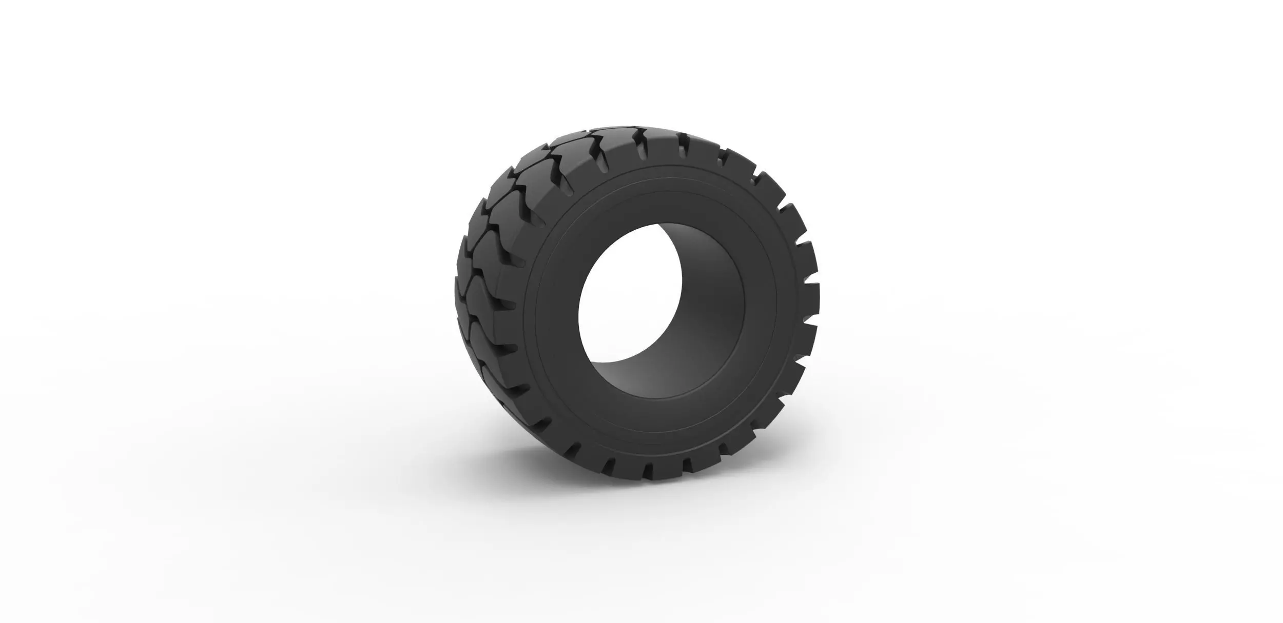 Tractor tire 9 Scale 1 to 25 3D print model