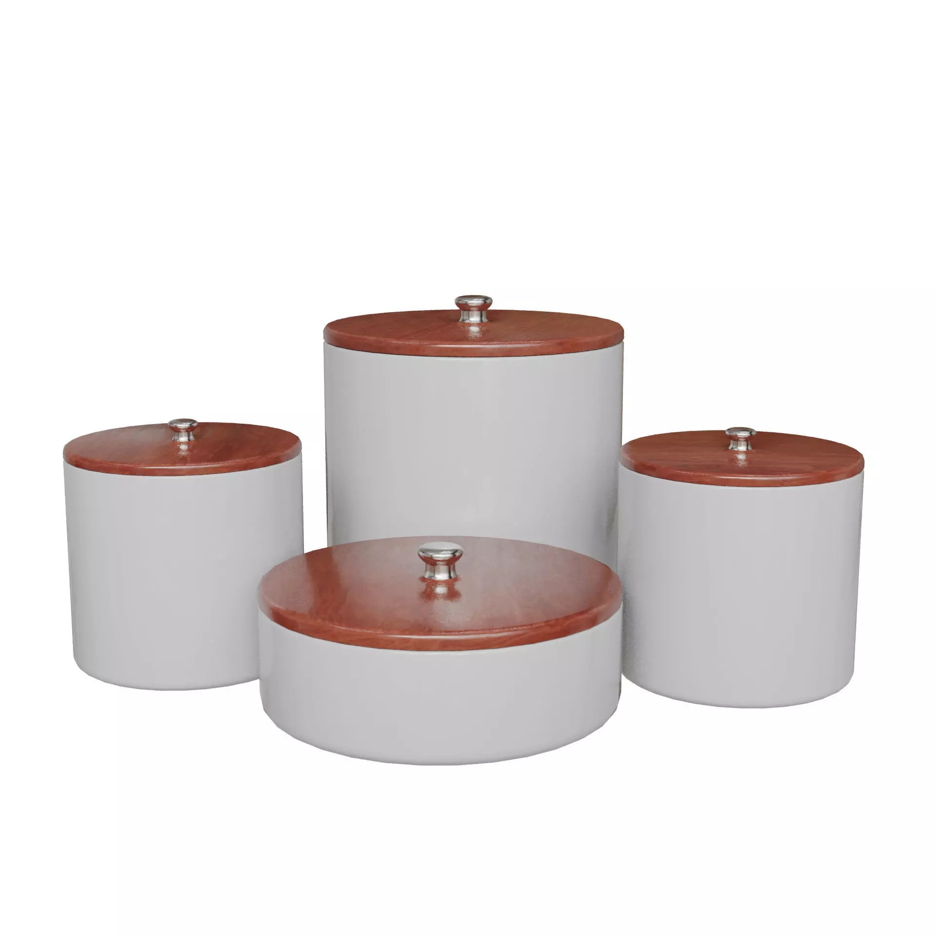 Set of Containers 3D model_0