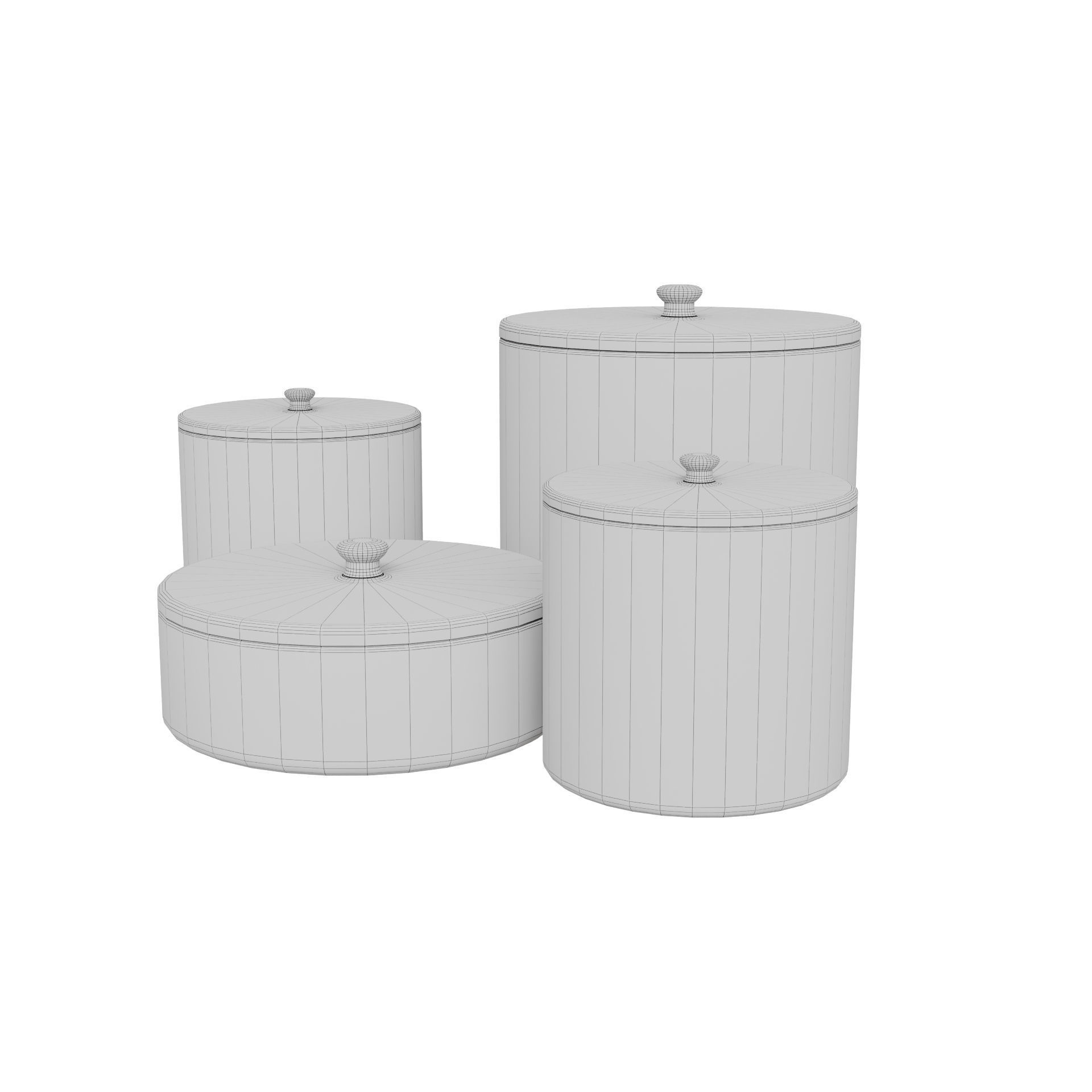 Set of Containers 3D model_8