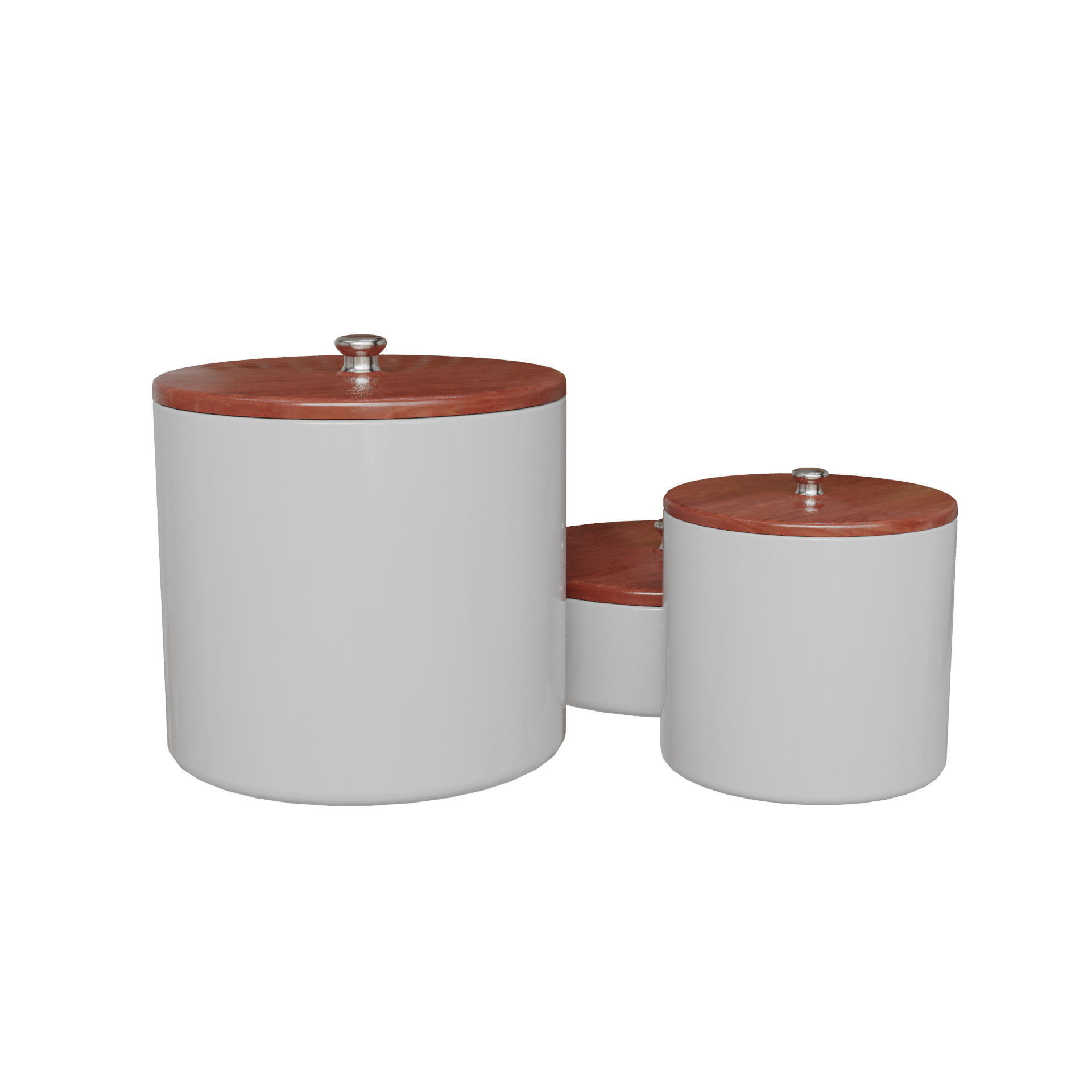 Set of Containers 3D model_3