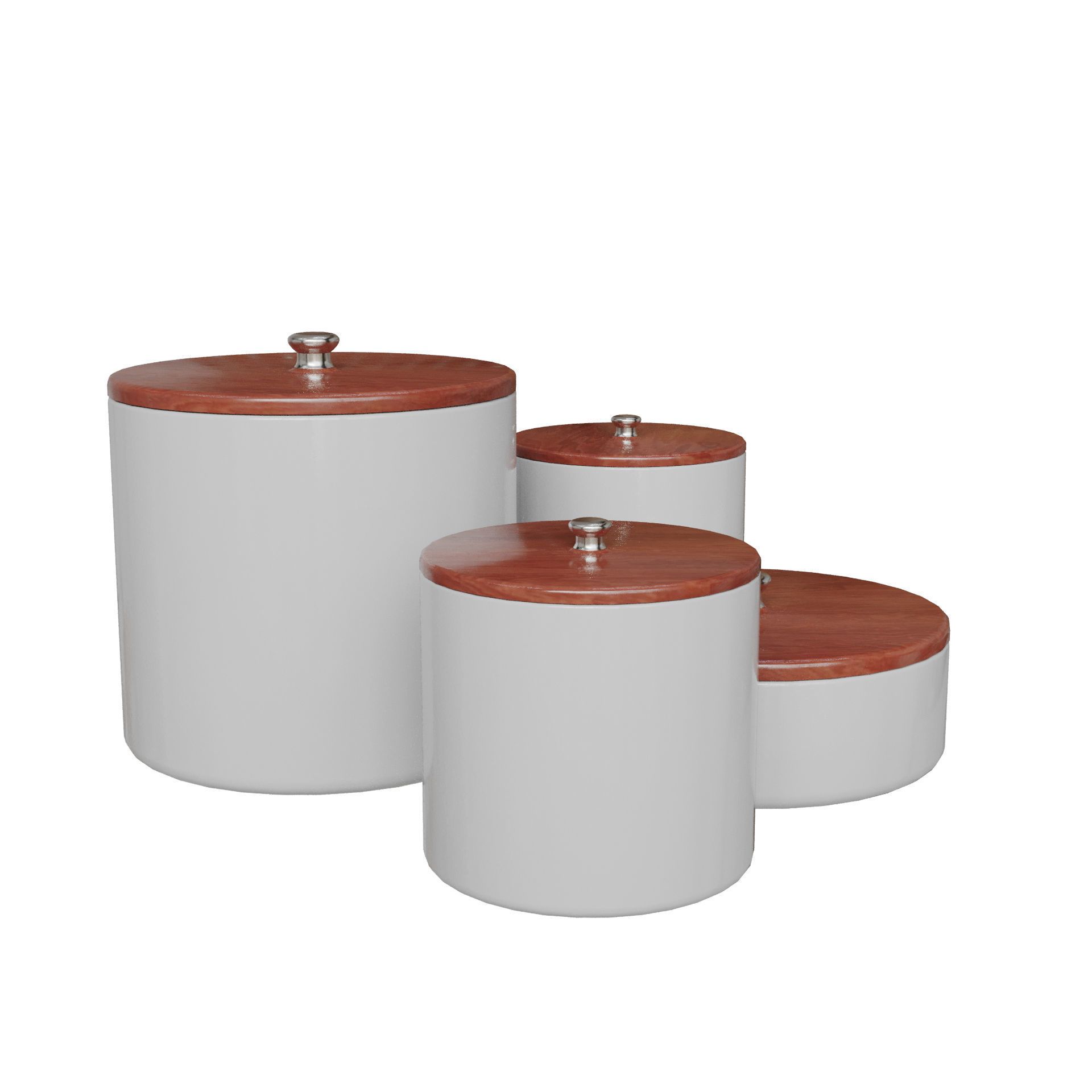 Set of Containers 3D model_2