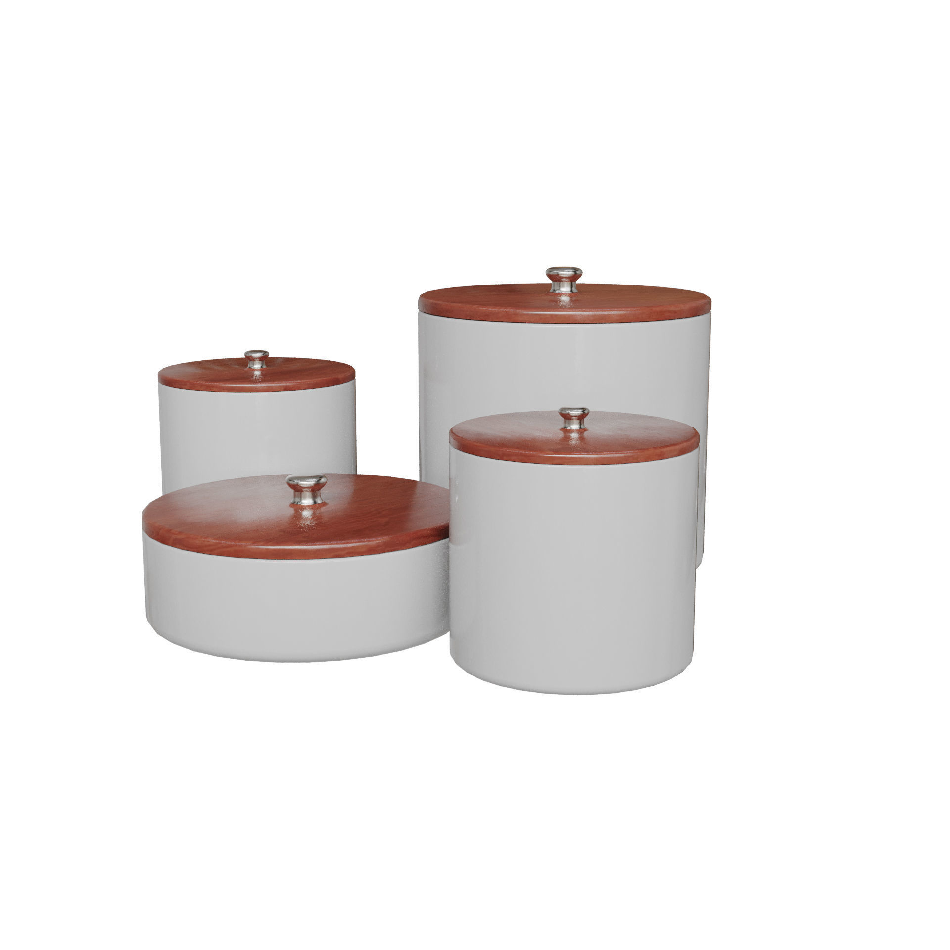 Set of Containers 3D model_7