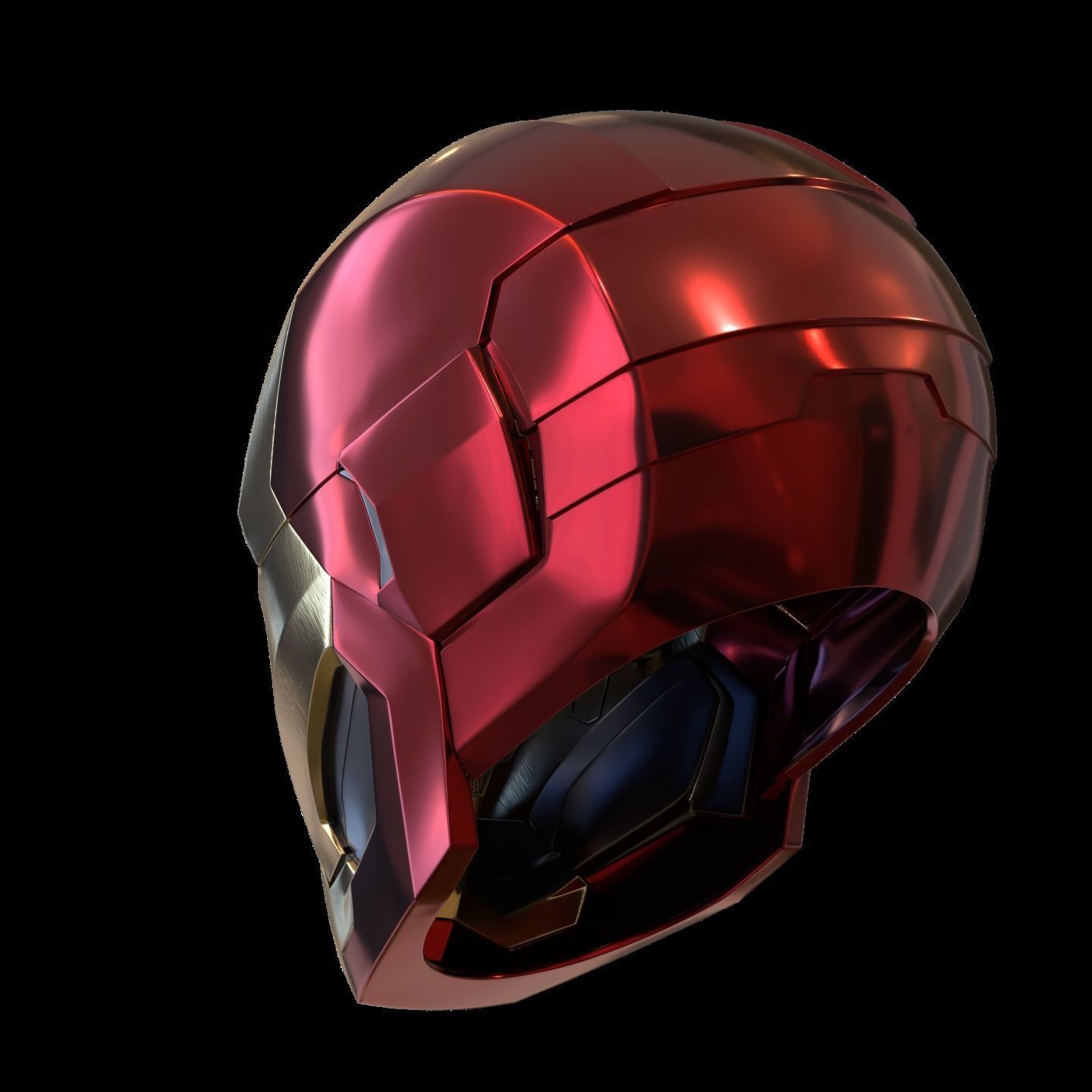 Iron man mk46 42 mashup with motorization and inner details 3D print model_11