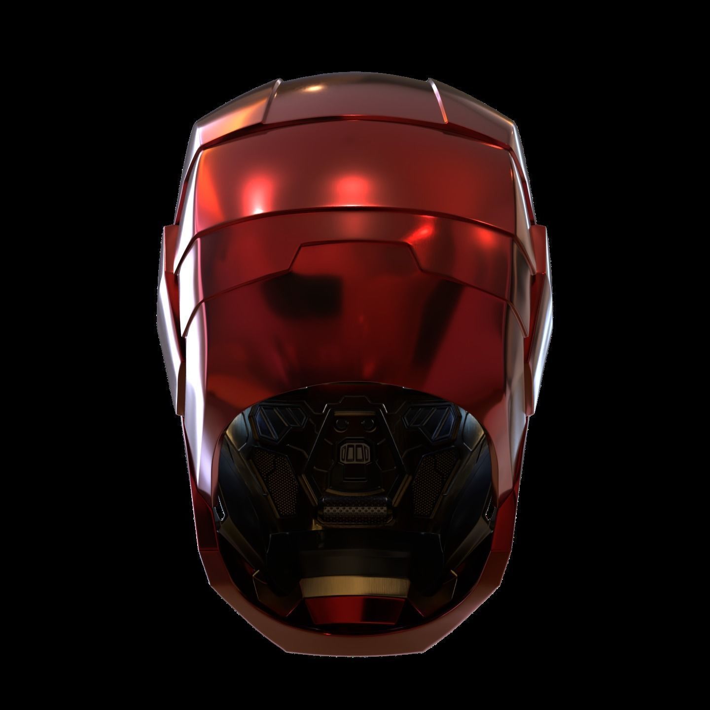 Iron man mk46 42 mashup with motorization and inner details 3D print model_10