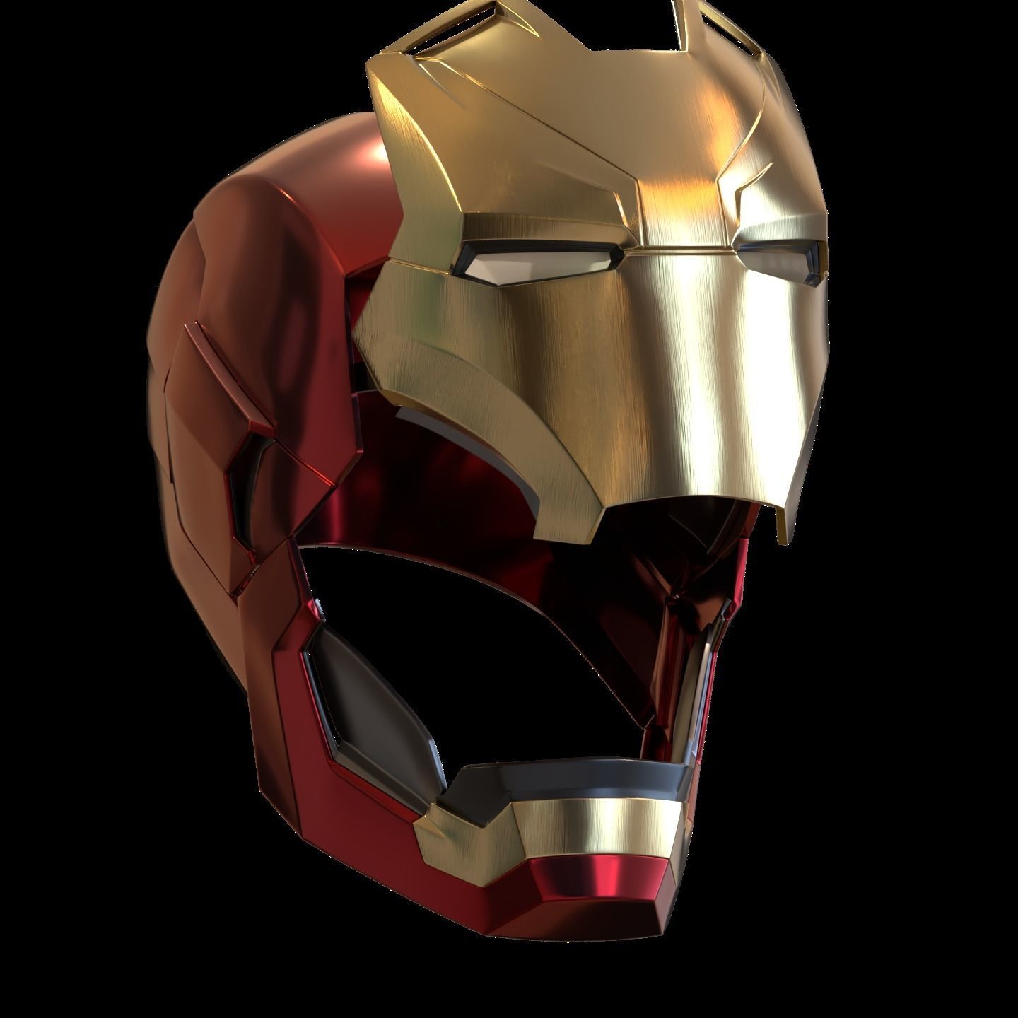 Iron man mk46 42 mashup with motorization and inner details 3D print model_14