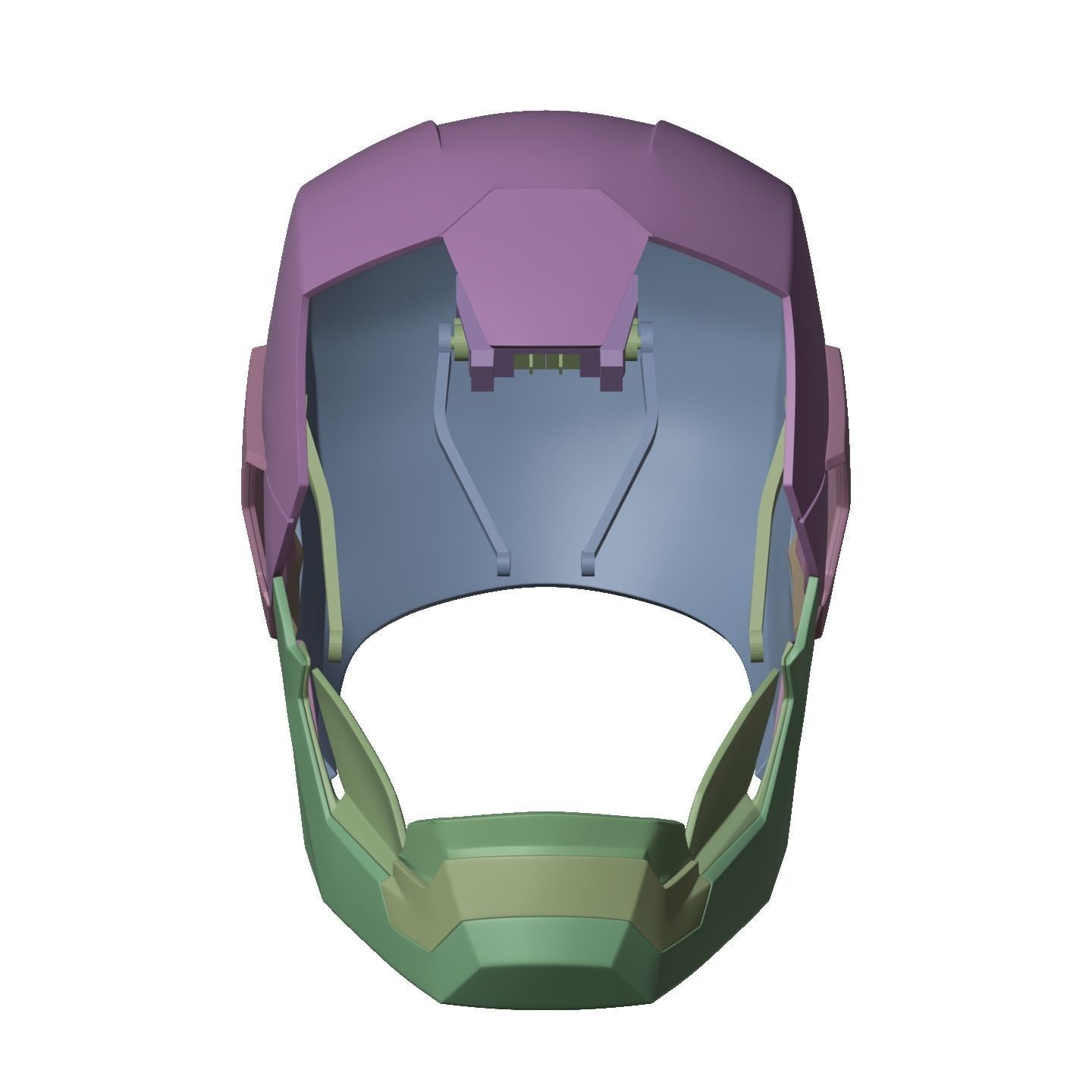 Iron man mk46 42 mashup with motorization and inner details 3D print model_27