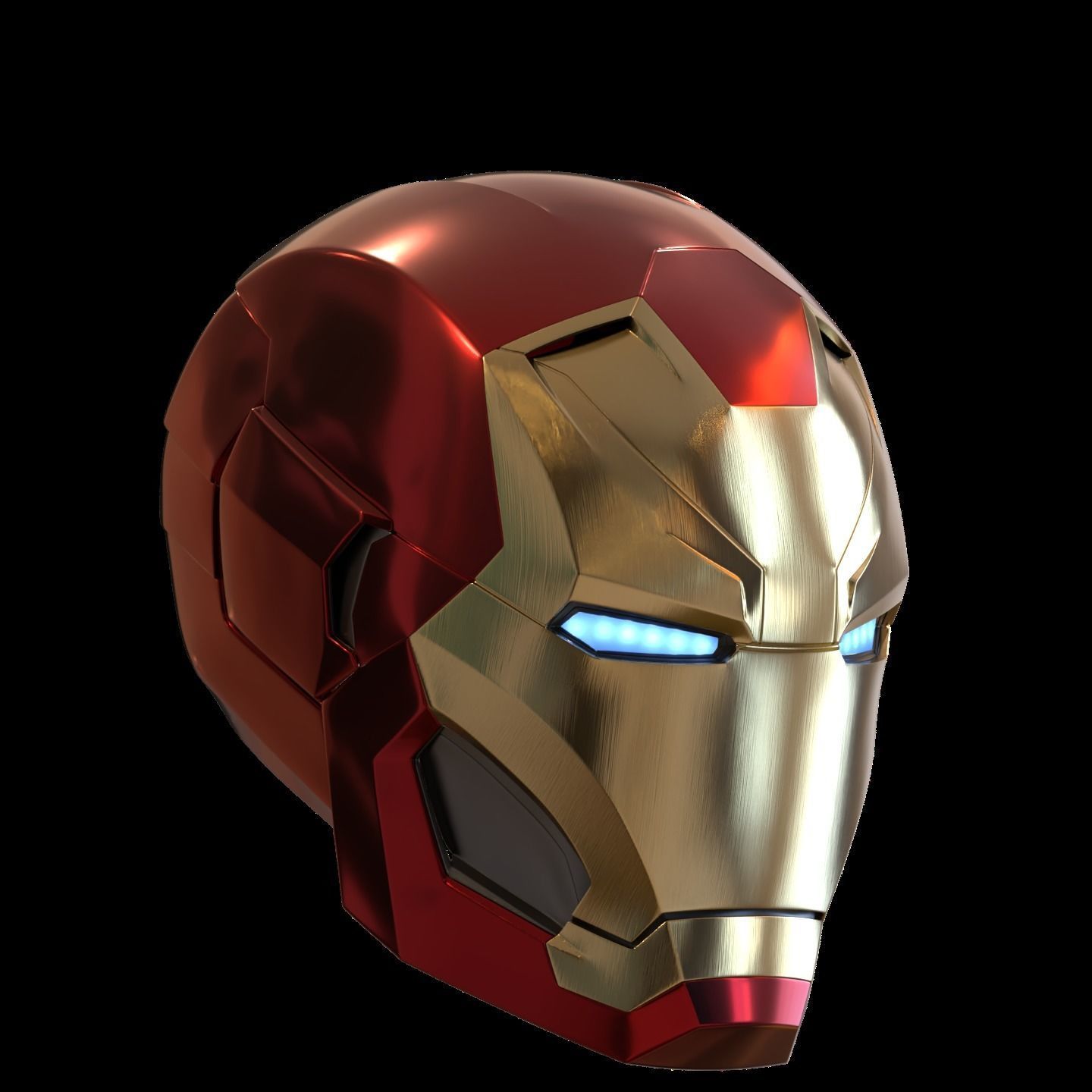 Iron man mk46 42 mashup with motorization and inner details 3D print model_1