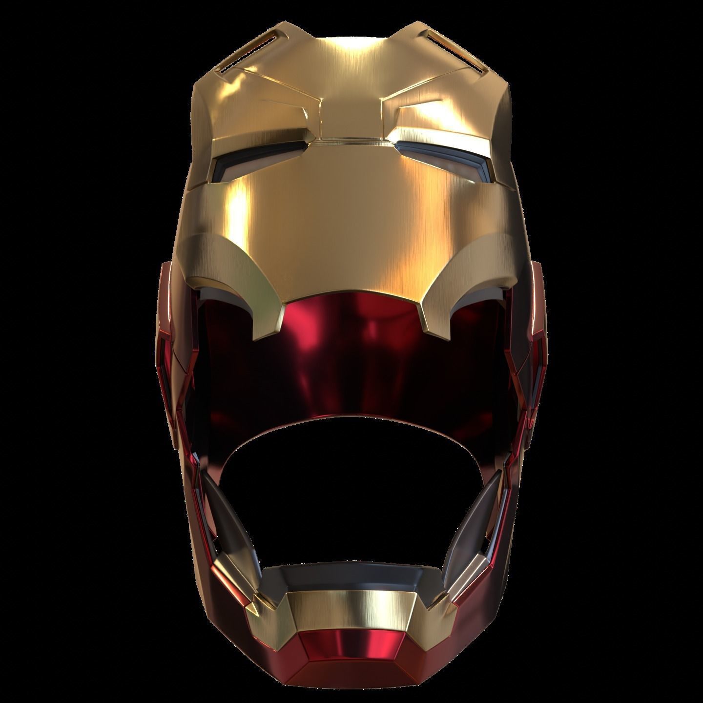 Iron man mk46 42 mashup with motorization and inner details 3D print model_7