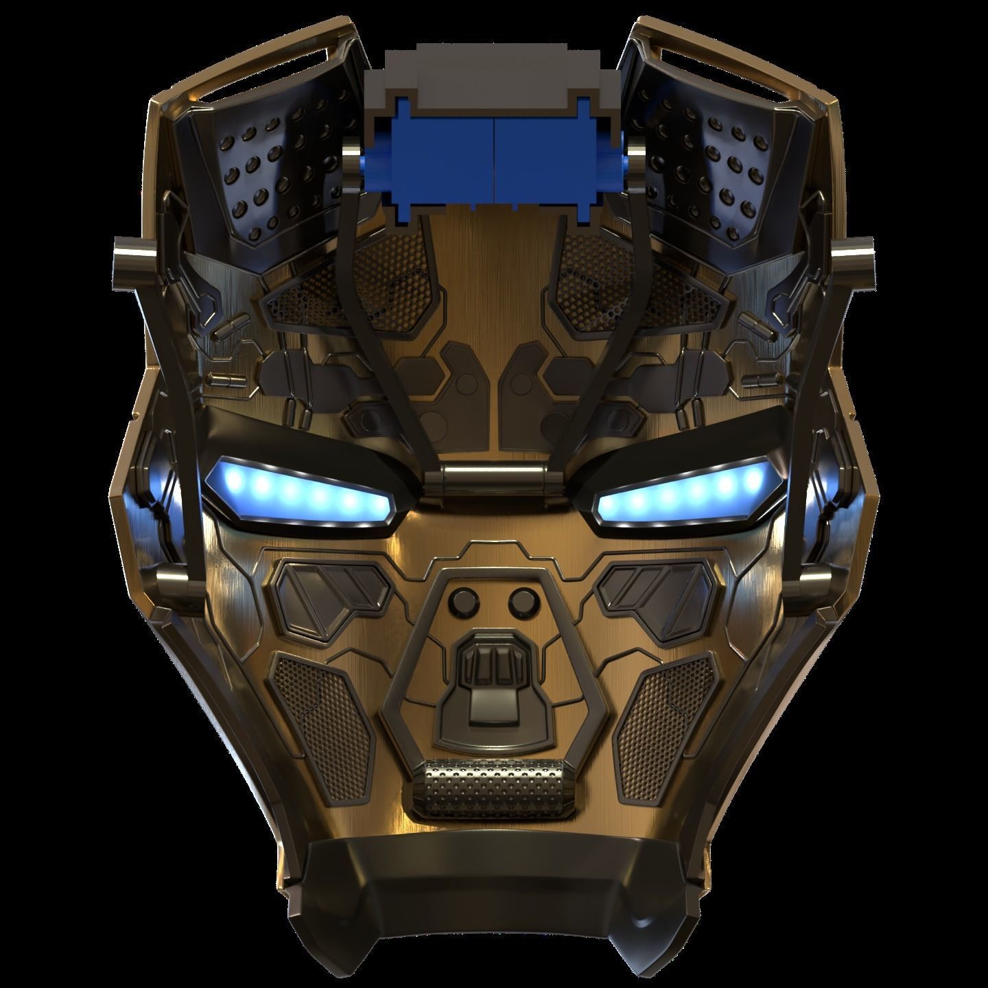 Iron man mk46 42 mashup with motorization and inner details 3D print model_3