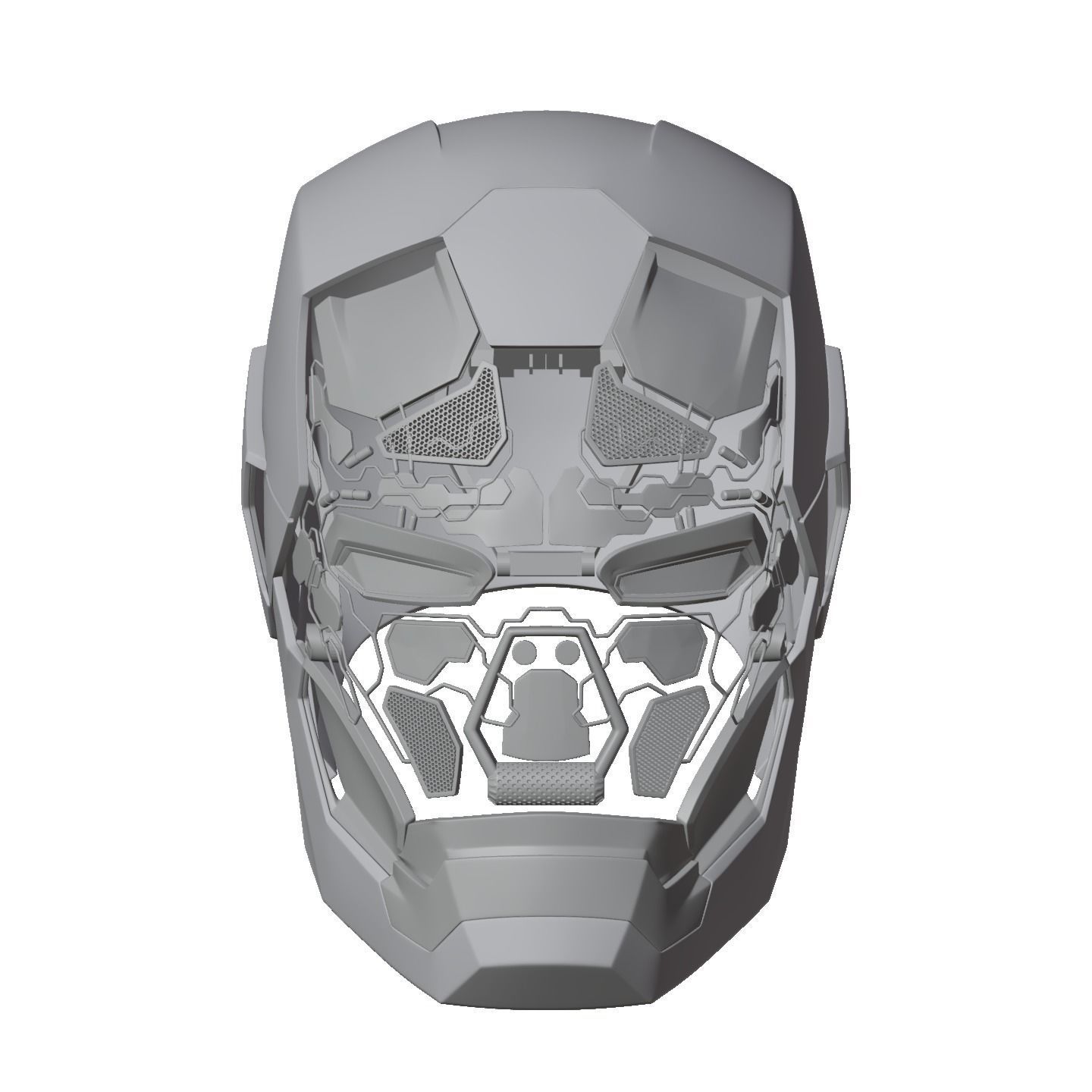 Iron man mk46 42 mashup with motorization and inner details 3D print model_16