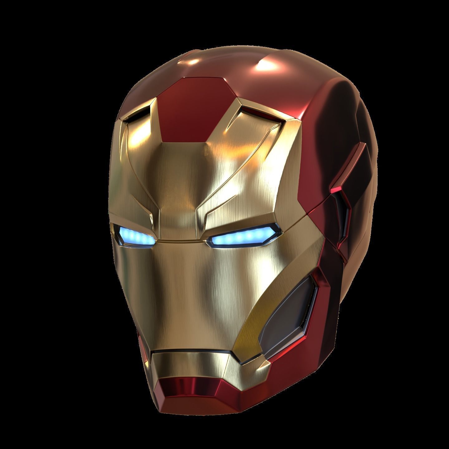 Iron man mk46 42 mashup with motorization and inner details 3D print model_13