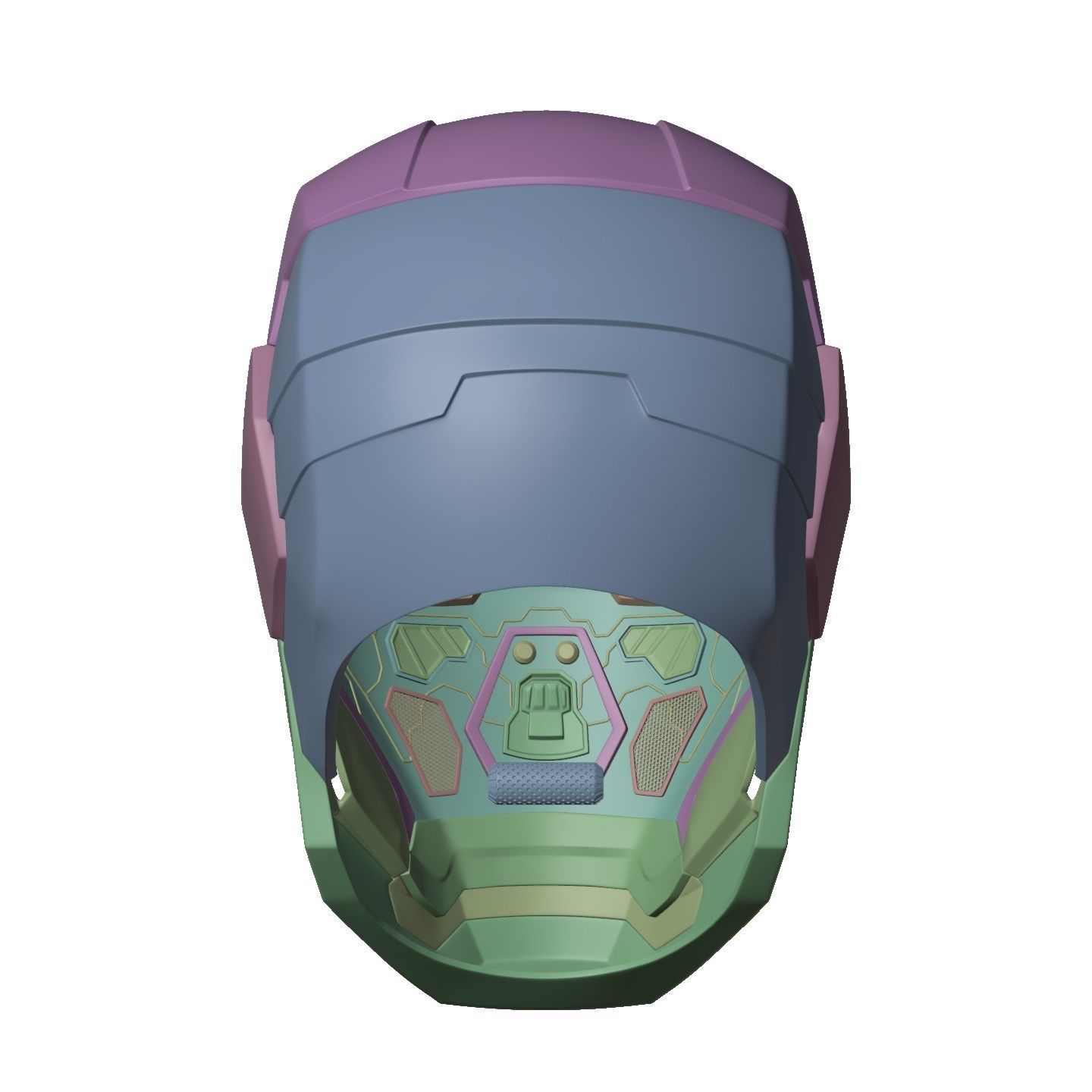 Iron man mk46 42 mashup with motorization and inner details 3D print model_22