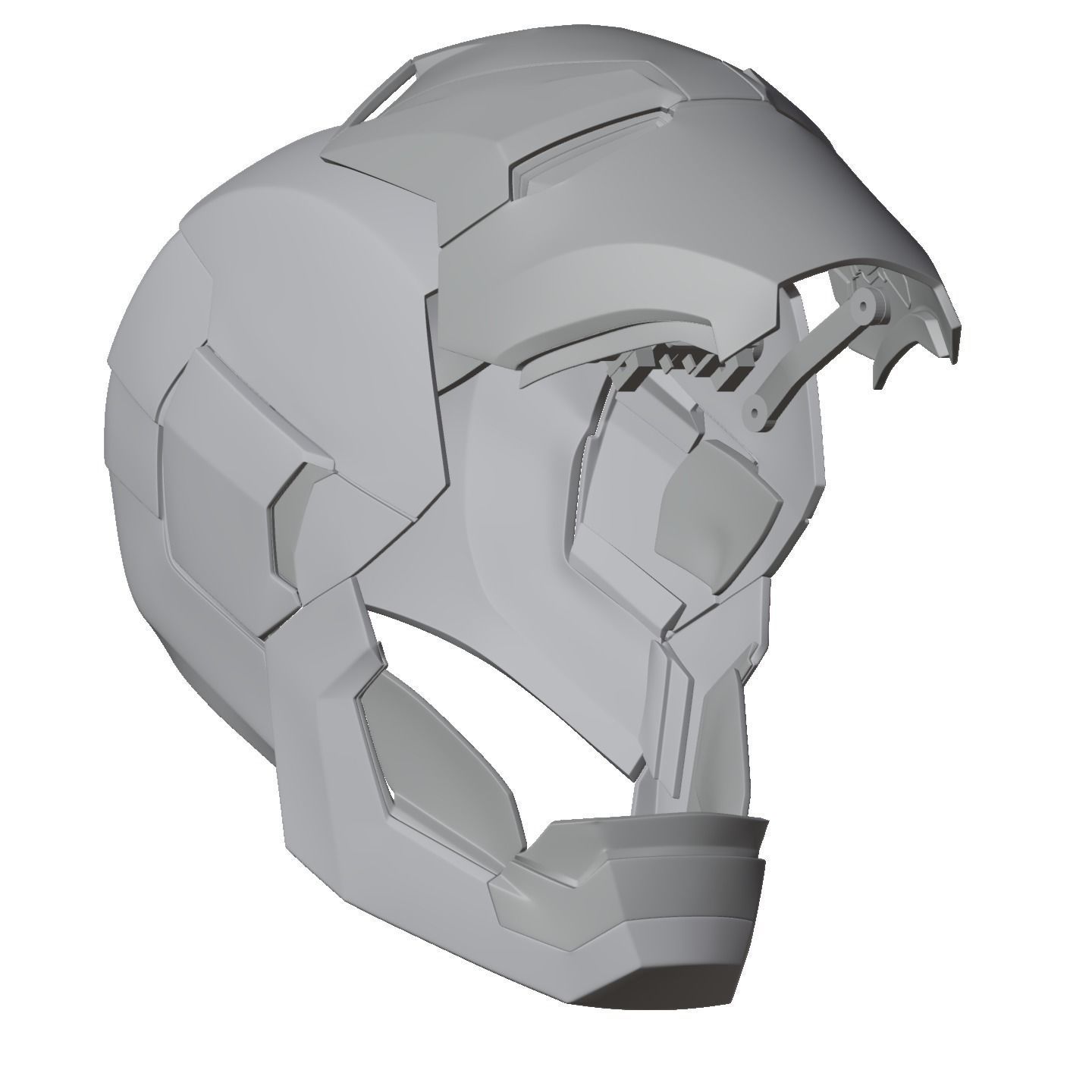 Iron man mk46 42 mashup with motorization and inner details 3D print model_37