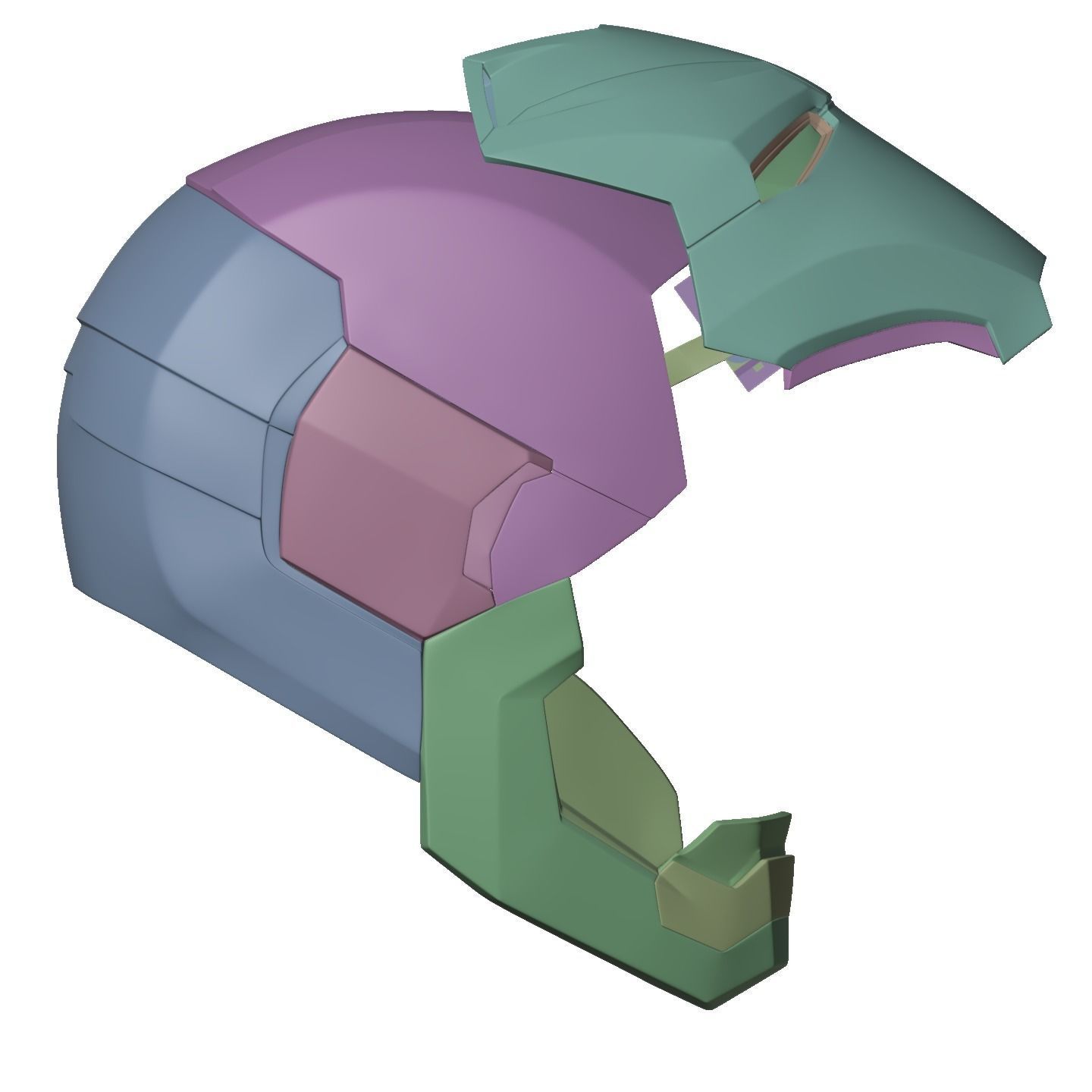 Iron man mk46 42 mashup with motorization and inner details 3D print model_15