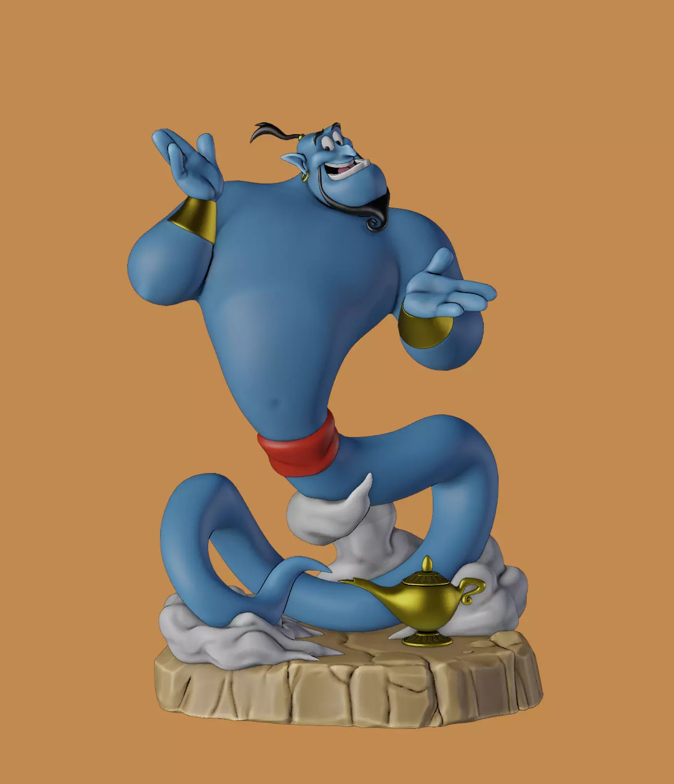 Genie - Aladdin 3D print model_0
