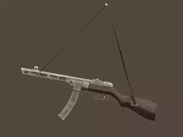 PPS 41 Low poly 3D model Low-poly 3D model