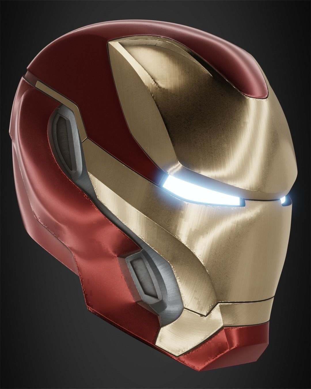 Iron Man Mark 50 Helmet for Cosplay 3D print model_9