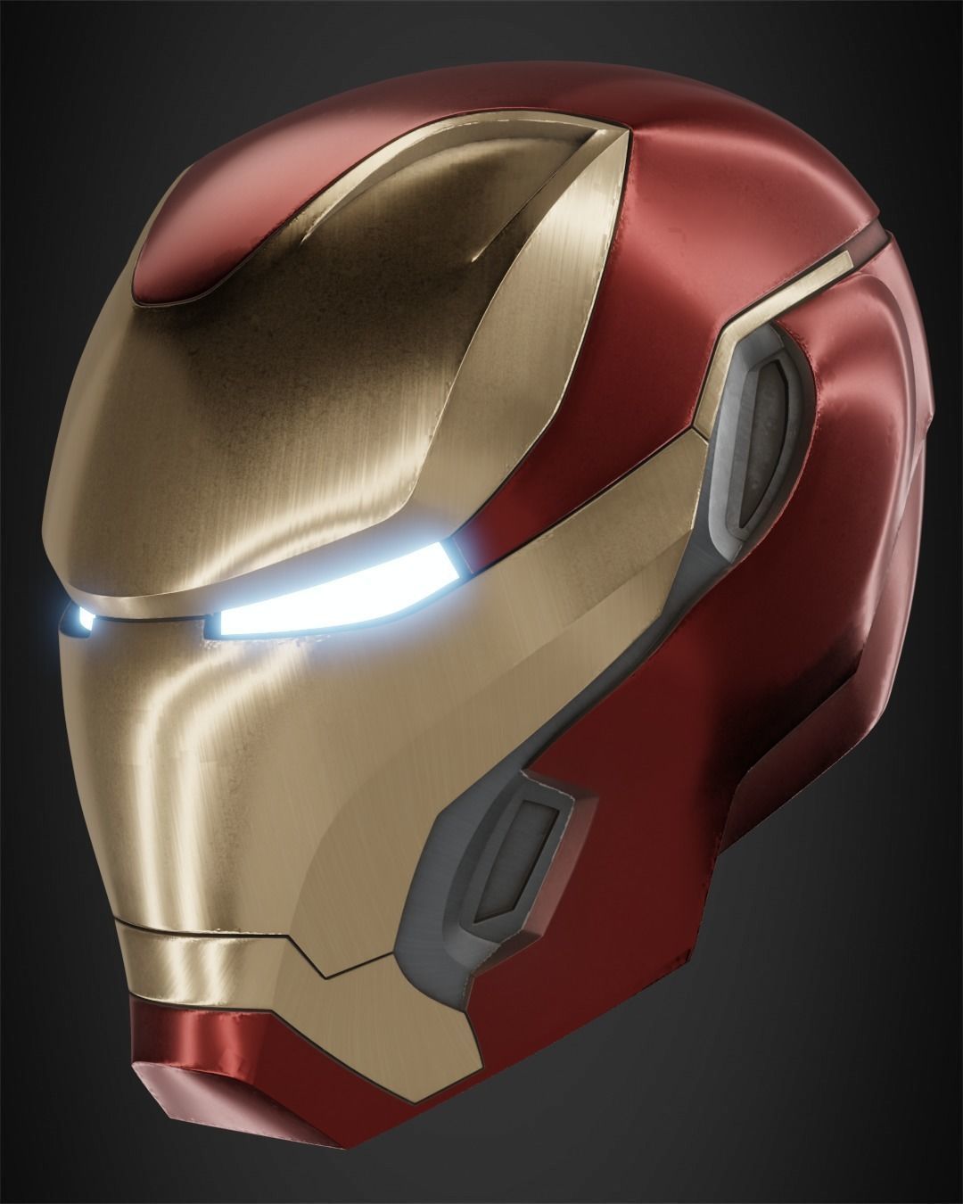 Iron Man Mark 50 Helmet for Cosplay 3D print model_3