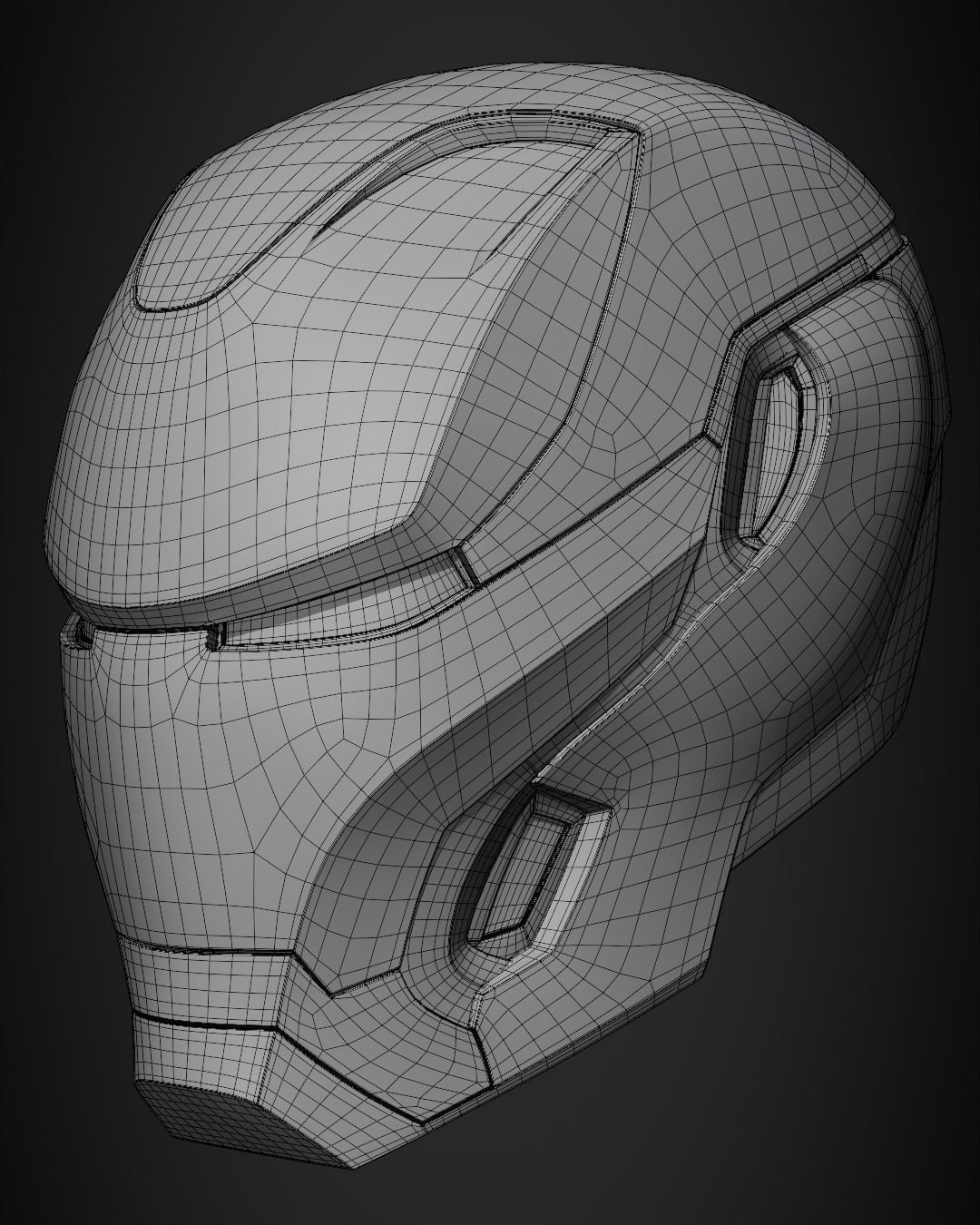 Iron Man Mark 50 Helmet for Cosplay 3D print model_15