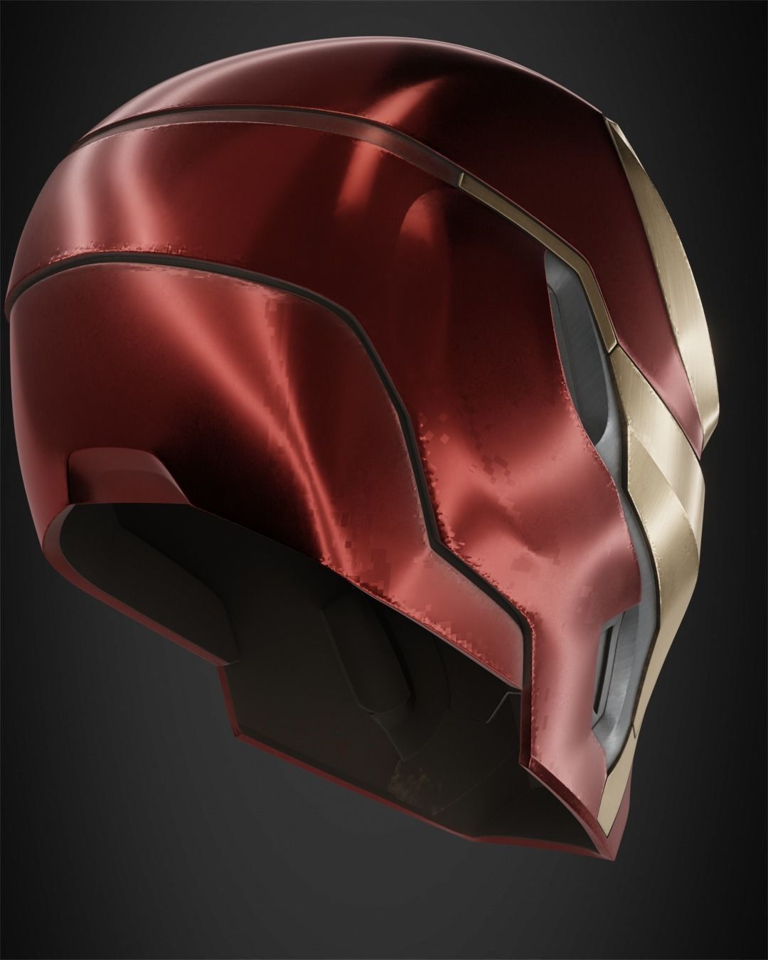 Iron Man Mark 50 Helmet for Cosplay 3D print model_7