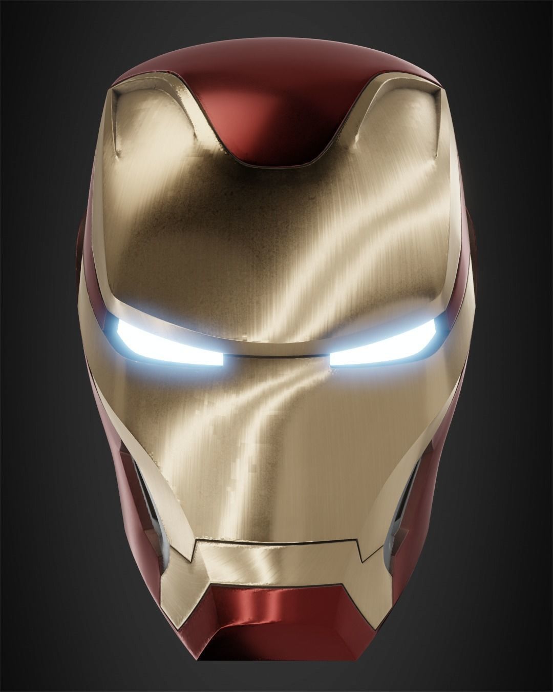 Iron Man Mark 50 Helmet for Cosplay 3D print model_2