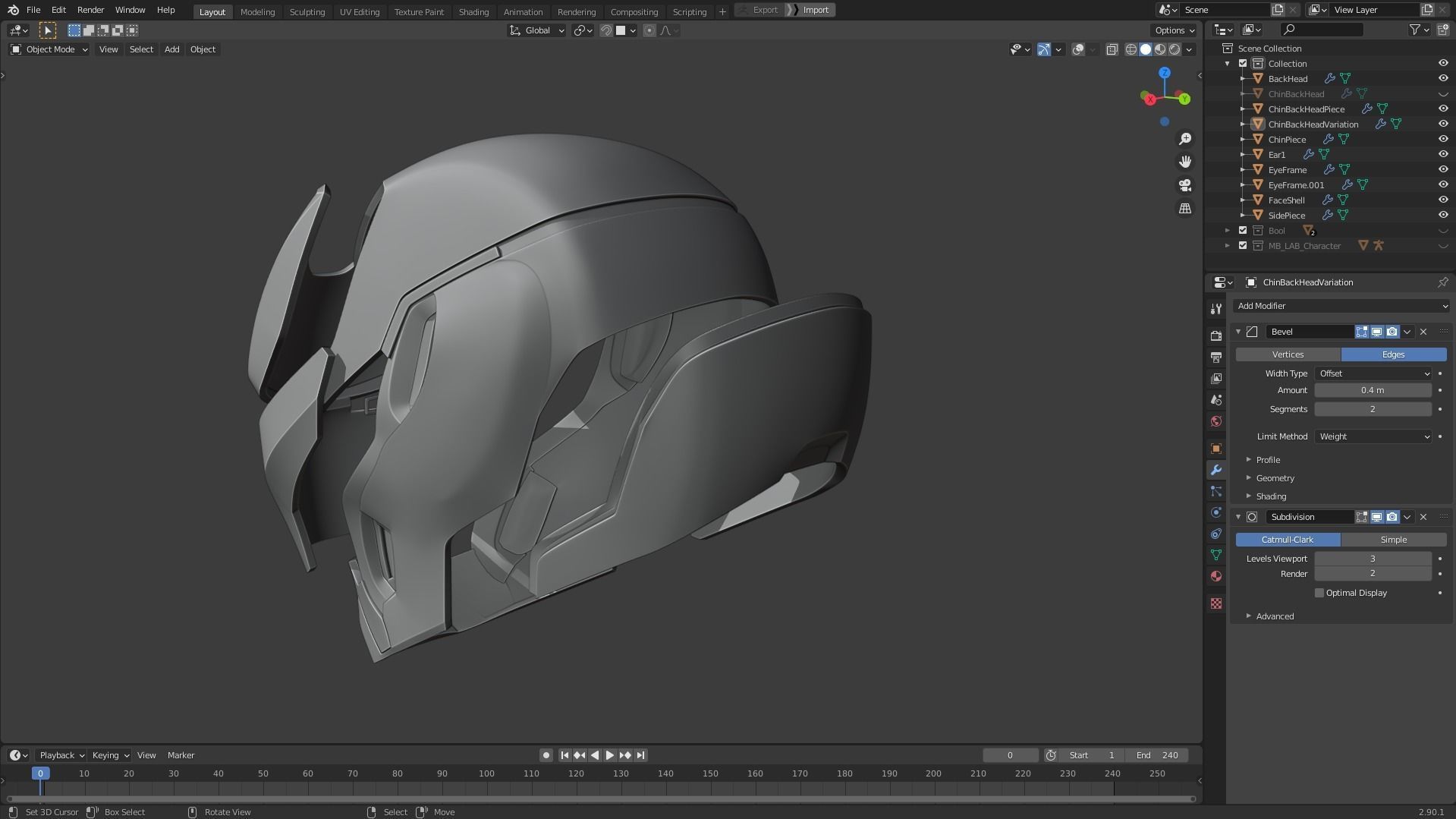 Iron Man Mark 50 Helmet for Cosplay 3D print model_11