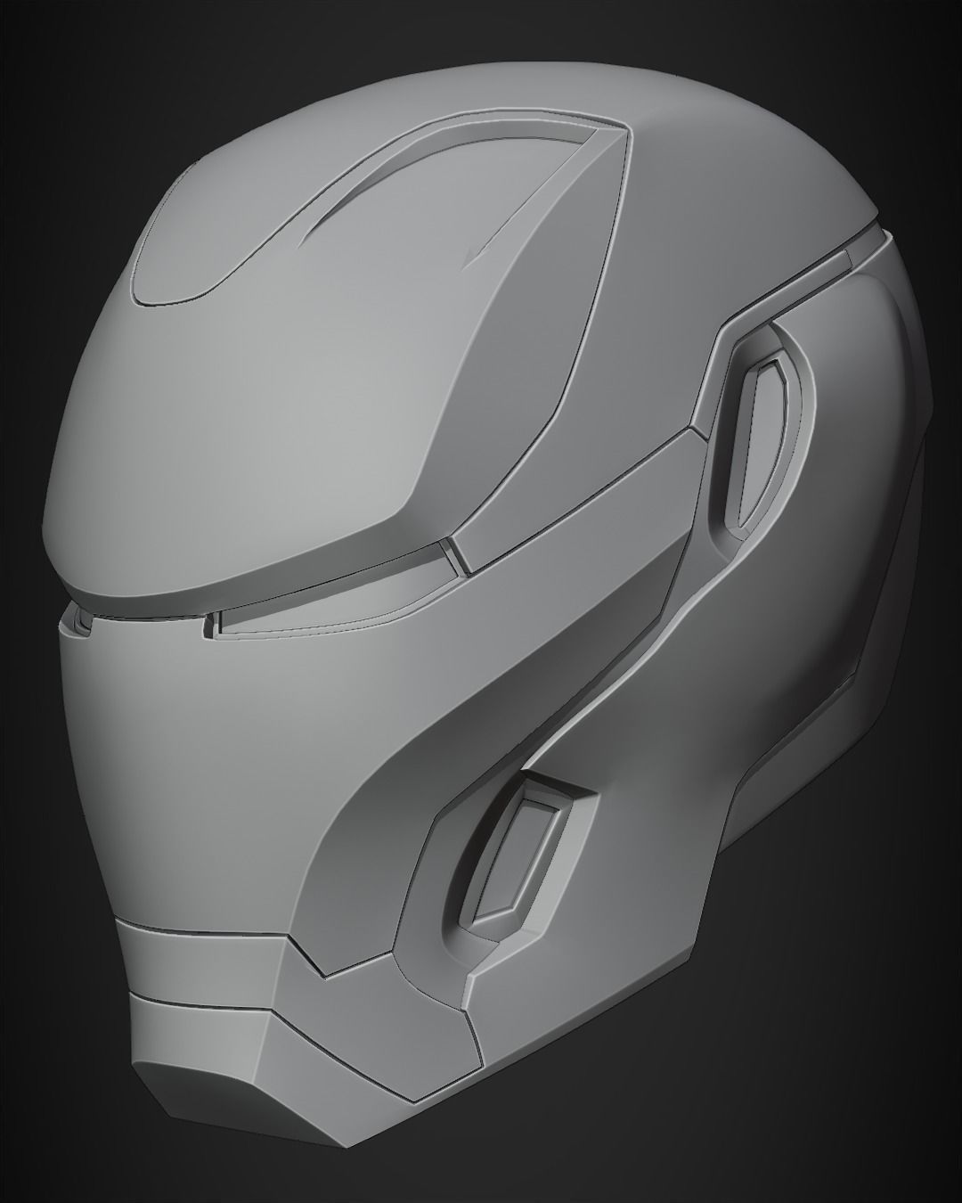 Iron Man Mark 50 Helmet for Cosplay 3D print model_14