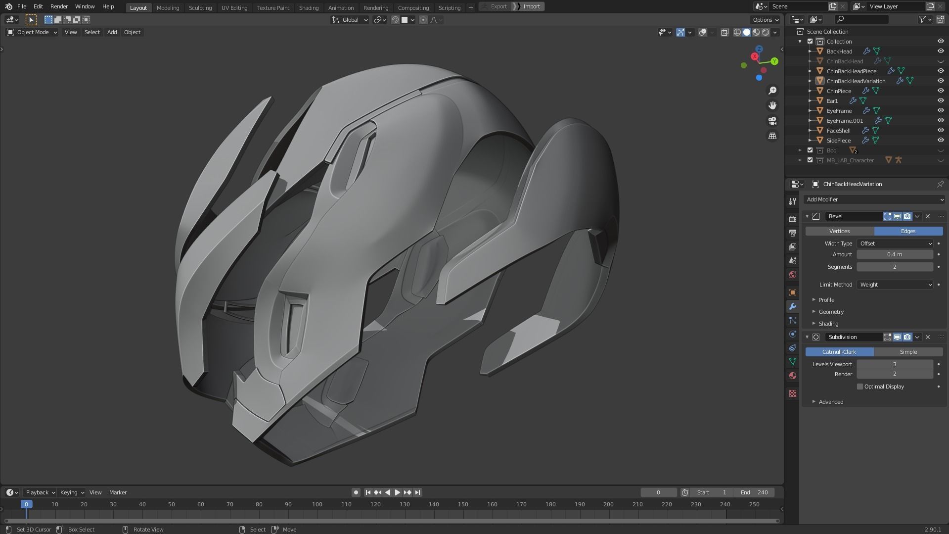 Iron Man Mark 50 Helmet for Cosplay 3D print model_12