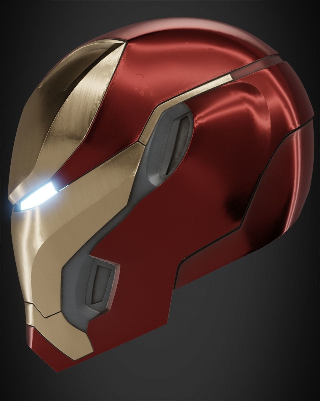 Iron Man Mark 50 Helmet for Cosplay 3D print model_4