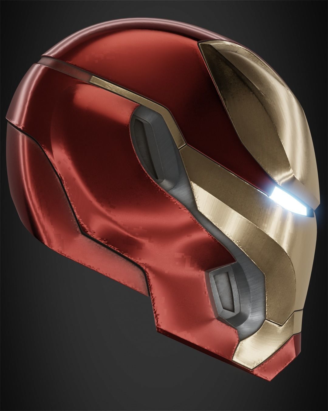 Iron Man Mark 50 Helmet for Cosplay 3D print model_8