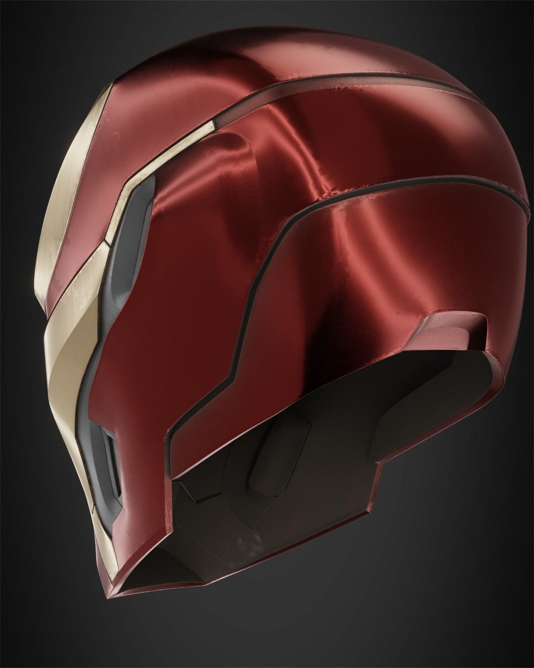 Iron Man Mark 50 Helmet for Cosplay 3D print model_5
