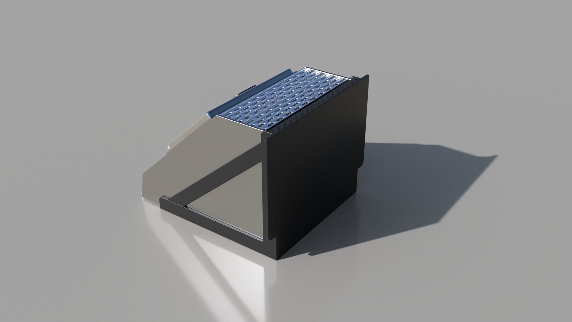Truck step toolbox 3D model_5