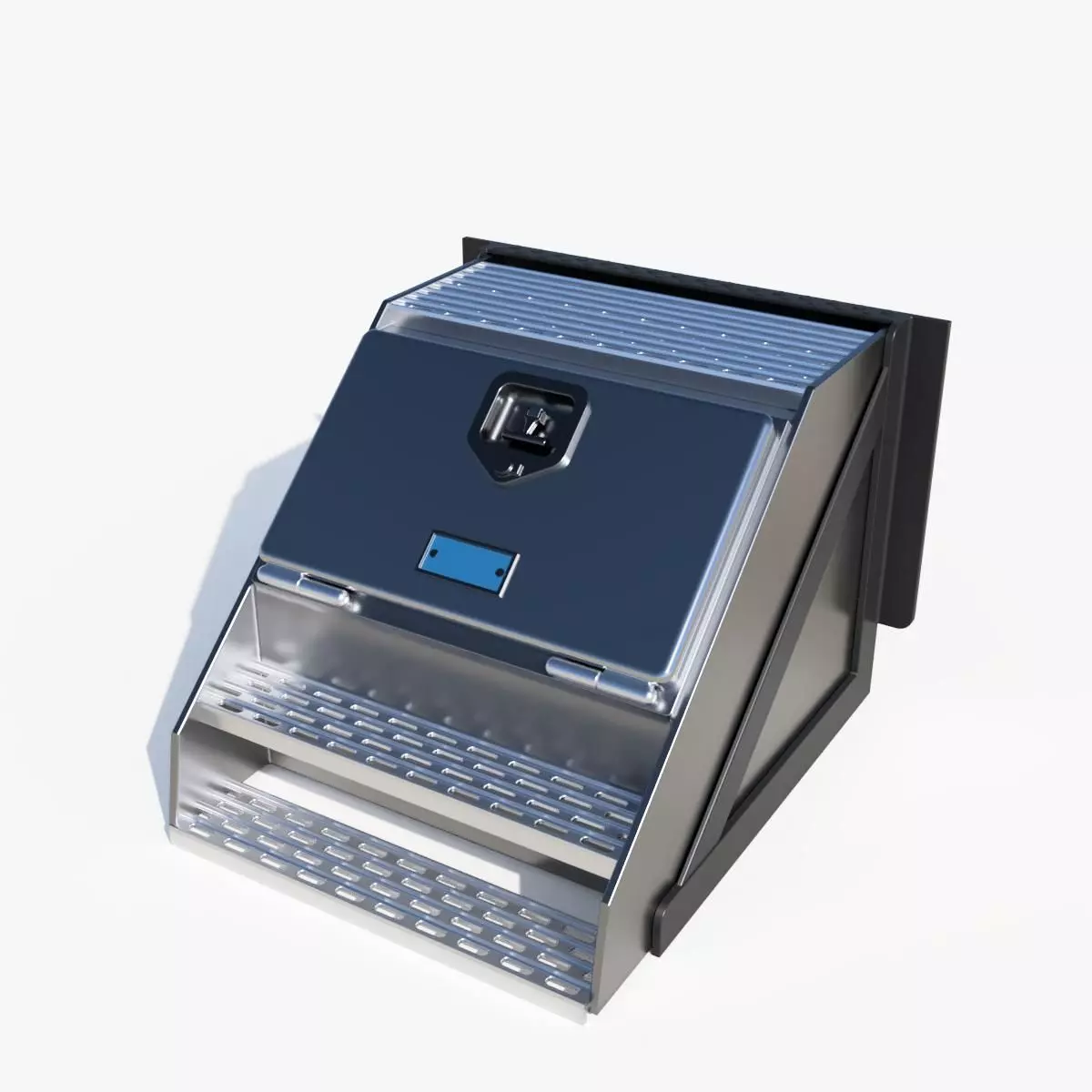 Truck step toolbox 3D model_0