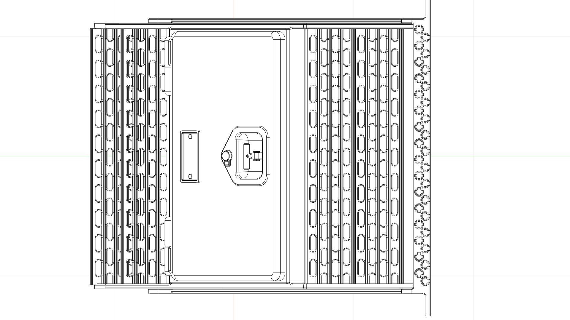 Truck step toolbox 3D model_12