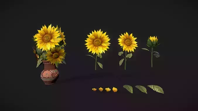 Stylized Sunflower